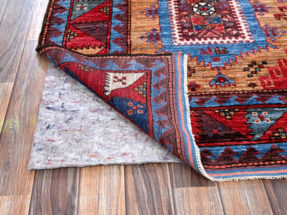 Brown 6'1" x 8'4" Kazak Hand knotted Wool Rug - Sku: O0562