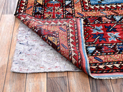 Blue 9'11" x 13'6" Kazak Hand knotted Wool Rug - Sku: O0565