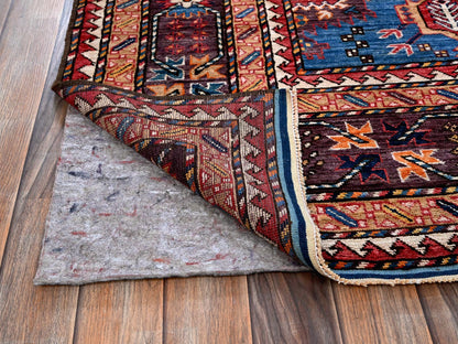 Blue 8'3" x 9'6" Kazak Hand knotted Wool Rug - Sku: O0567