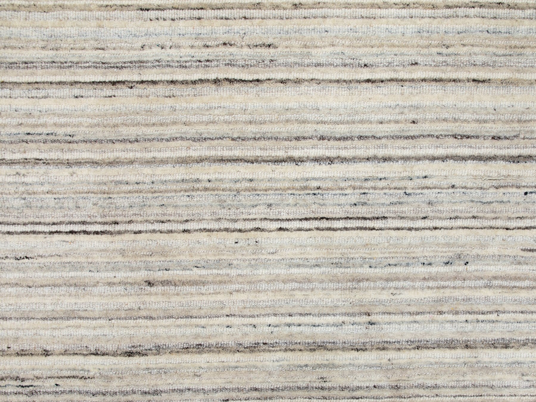 Hand-Loomed hand-knotted wool rug in Beige, 6' x 6' — SKU O058354 (view 5)