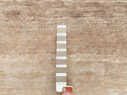 Brown 3'0" x 5'0" Modern and Contemporary Hand knotted Wool/Silk Rug - Sku: O058467