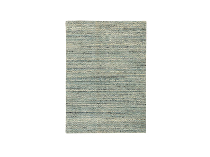 Modern / Contemporary hand-knotted wool rug in Green, 3' x 5' — SKU O058618