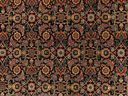 Herati Fine Oriental hand-knotted wool rug in Black & Rust Red, 9'5" x 16'1" — SKU O058648 (view 8)