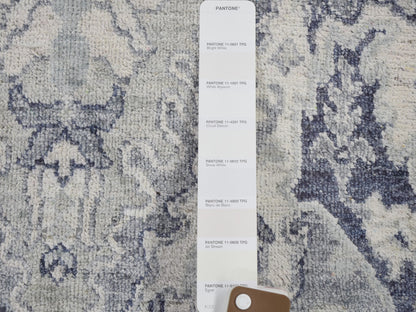 Ivory 2'0" x 2'0" Modern and Contemporary Hand knotted Wool/Silk Rug - Sku: O059184