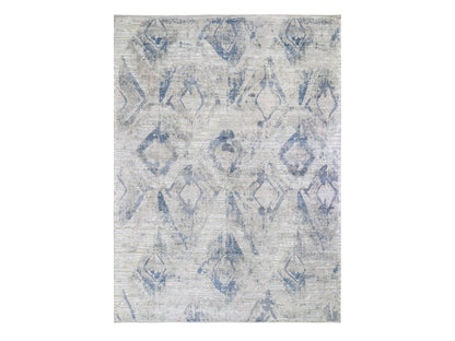 Ivory 8'10" x 12'1" Wool / Silk Hand knotted Wool/Silk Rug - Sku: O059259