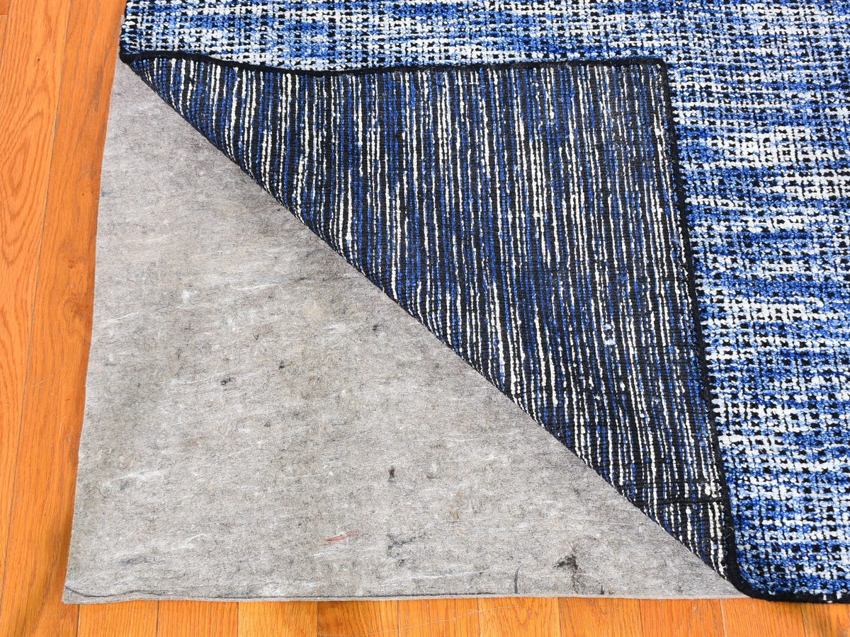 Modern / Contemporary hand-knotted wool rug in Blue, 8'2" x 10' — SKU O059534 (view 8)
