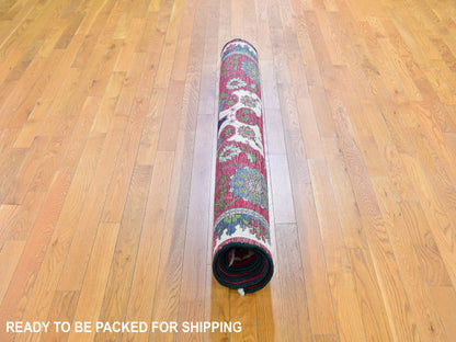 Red 4'10" x 7'2" Persian Hand knotted Wool Rug - Sku: O059643