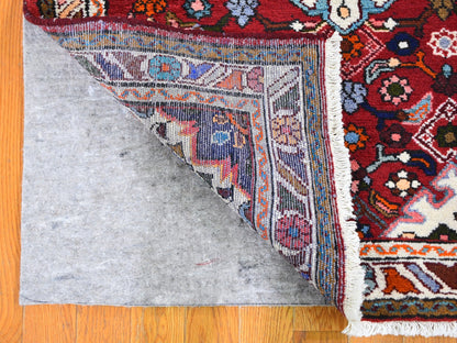 Red 3'6" x 5'3" Persian Hand knotted Wool Rug - Sku: O059678