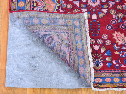 Red 3'8" x 5'10" Persian Hand knotted Wool Rug - Sku: O059680