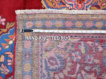Red 3'8" x 5'10" Persian Hand knotted Wool Rug - Sku: O059680