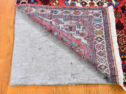 Red 3'6" x 5'4" Persian Hand knotted Wool Rug - Sku: O059828