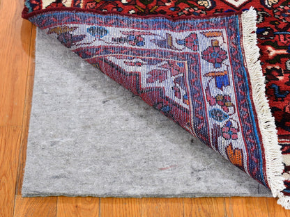 Red 3'6" x 5'1" Persian Hand knotted Wool Rug - Sku: O059848