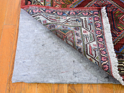 Red 3'8" x 6'5" Persian Hand knotted Wool Rug - Sku: O059851