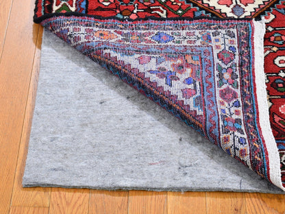 Red 3'7" x 5'1" Persian Hand knotted Wool Rug - Sku: O059880