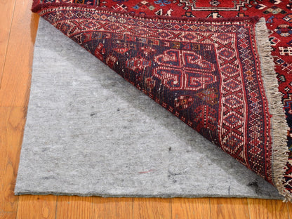 Red 3'5" x 5'4" Persian Hand knotted Wool Rug - Sku: O059888