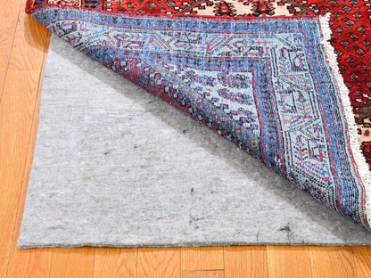 Red 3'7" x 5'0" Persian Hand knotted Wool Rug - Sku: O059904