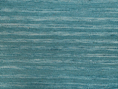 Teal 9'1" x 12'2" Flatweave / Kilim Hand woven Wool Rug - Sku: O060086