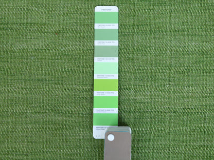 Kilim Flat-Weave hand-knotted wool rug in Green, 10'4" x 14'2" — SKU O060097 (view 4)