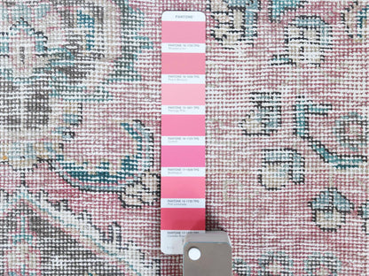 Red 6'8" x 9'8" Vintage Hand knotted Wool Rug - Sku: O060183
