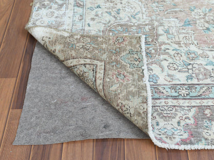 Red 5'10" x 9'5" Vintage Hand knotted Wool Rug - Sku: O060193