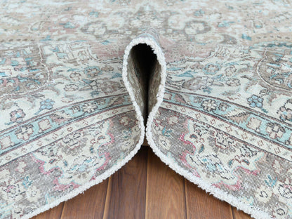 Red 5'10" x 9'5" Vintage Hand knotted Wool Rug - Sku: O060193