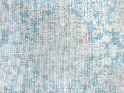 Pink 9'9" x 13'3" Vintage Hand knotted Wool Rug - Sku: O061735