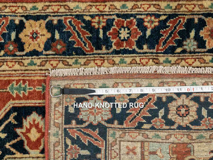 Red 3'1" x 5'2" Traditional Hand knotted Wool Rug - Sku: O062018