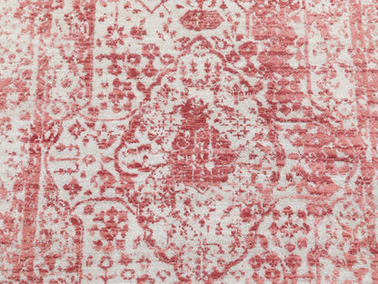 Pink 3'0" x 5'0" Transitional Hand knotted Wool/Silk Rug - Sku: O062043
