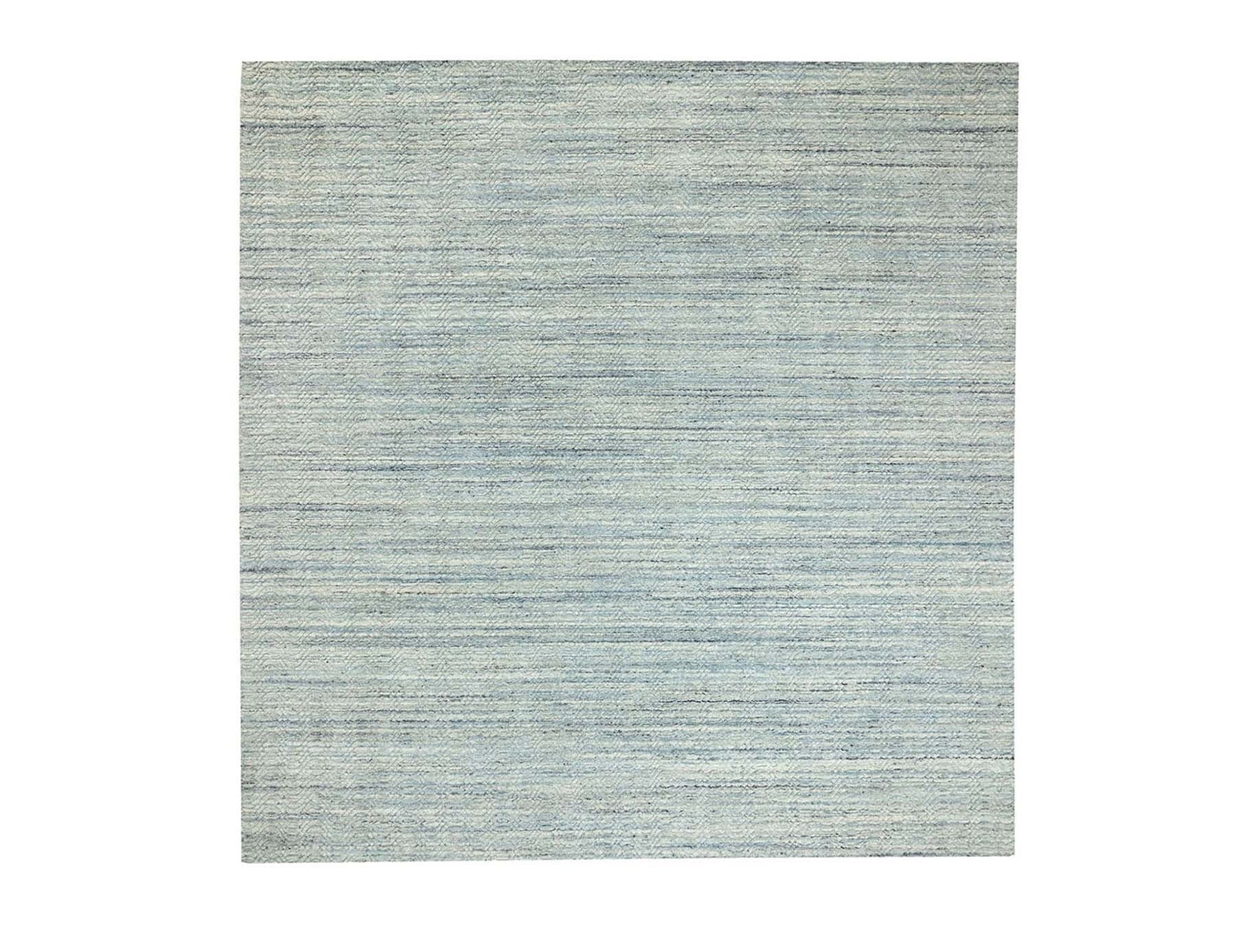 Modern / Contemporary hand-knotted wool rug in Green, 11'9" x 11'10" — SKU O062052