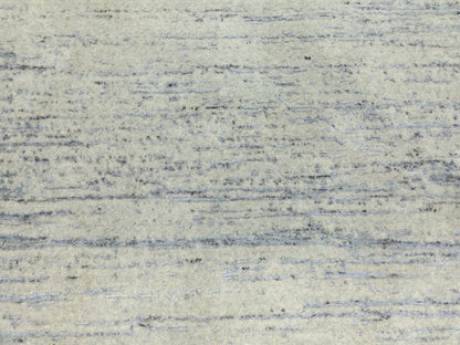 Hand-Loomed hand-knotted wool rug in Gray, 6'1" x 9' — SKU O062056 (view 9)