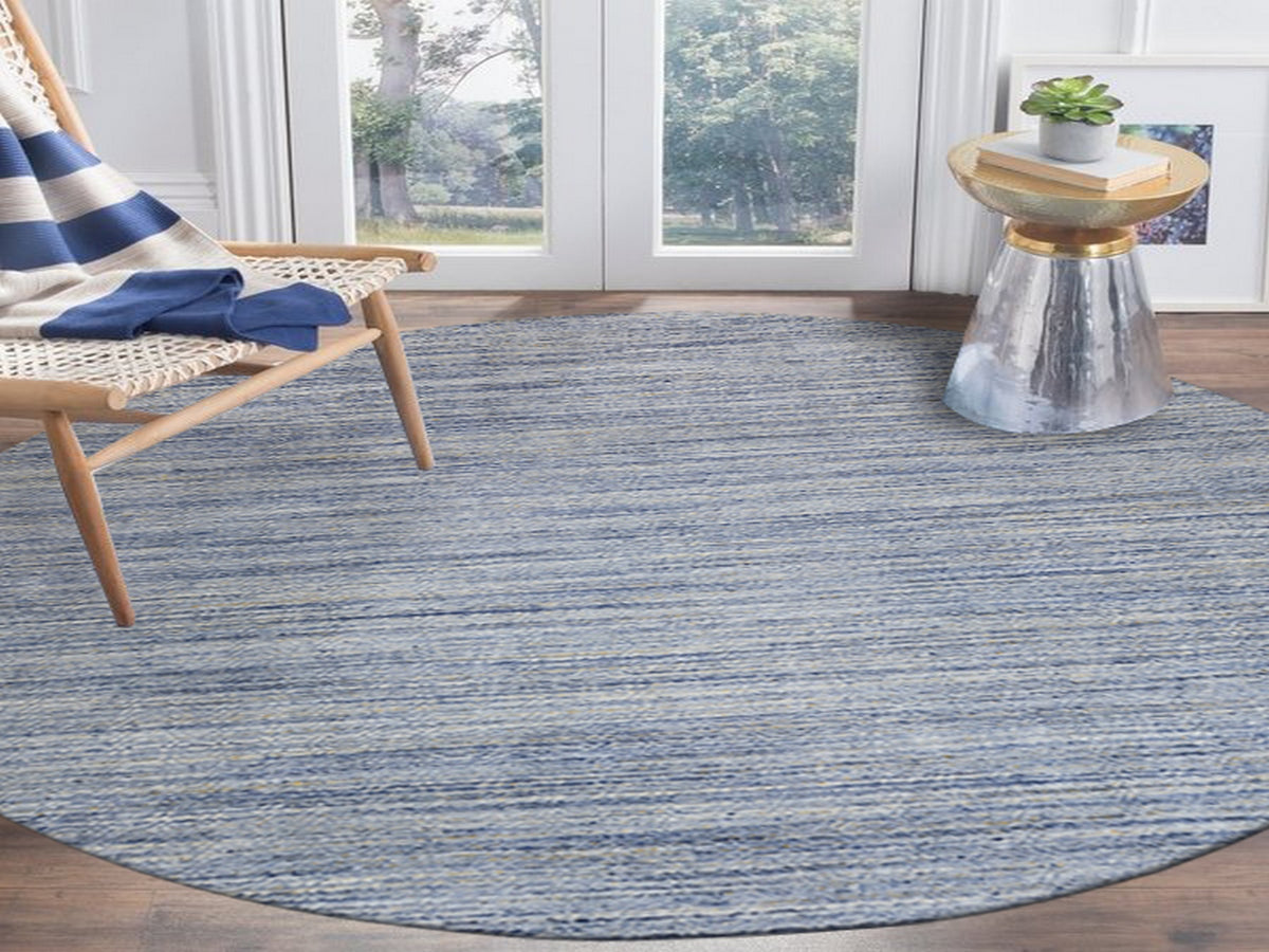 Modern / Contemporary hand-knotted wool rug in Gray, 11'9" x 12' — SKU O062099 (view 2)