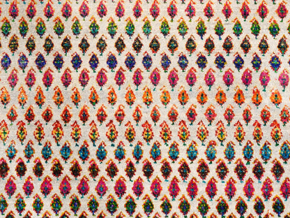 Beige 13'10" x 14'0" Modern and Contemporary Hand knotted Wool/Silk Rug - Sku: O062305