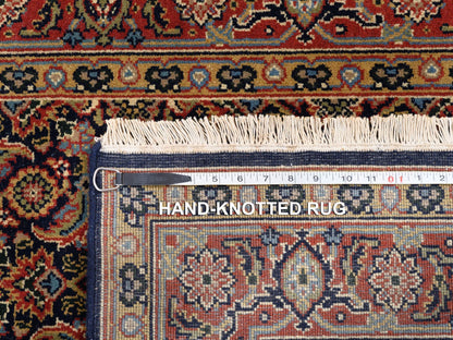 Black 4'0" x 6'0" Fine Oriental Hand knotted Wool/Silk Rug - Sku: O062346