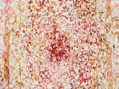 Pink 3'1" x 4'10" Modern / Contemporary Hand knotted Wool/Silk Rug - Sku: O062372