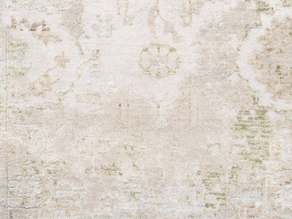 Modern / Contemporary hand-knotted wool/silk rug in Beige, 3' x 5' — SKU O062431 (view 5)