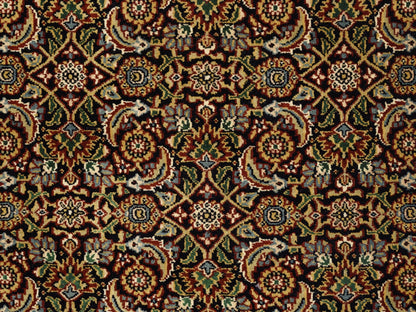 Herati Fine Oriental hand-knotted wool rug in Black & Red, 3'2" x 5' — SKU O062980 (view 5)