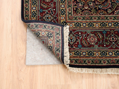 Herati Fine Oriental hand-knotted wool rug in Black & Red, 5'2" x 7'4" — SKU O062995 (view 3)