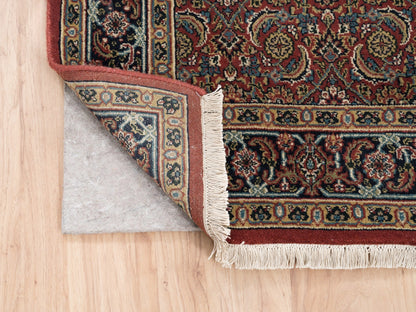 Red 4'0" x 6'3" Traditional Hand knotted Wool Rug - Sku: O062997