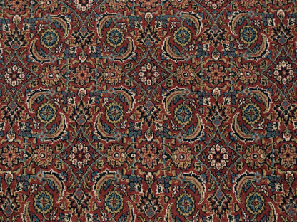 Red 4'0" x 6'3" Traditional Hand knotted Wool Rug - Sku: O062997