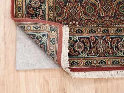Red 4'1" x 6'1" Traditional Hand knotted Wool Rug - Sku: O062998