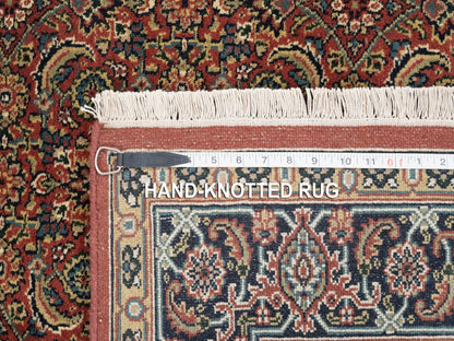 Red 4'1" x 6'1" Traditional Hand knotted Wool Rug - Sku: O062998