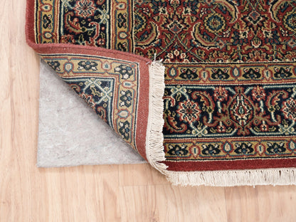 Red 4'1" x 6'2" Traditional Hand knotted Wool Rug - Sku: O062999