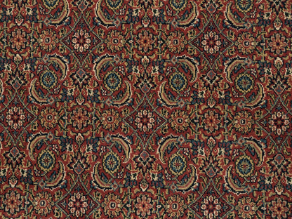 Red 4'1" x 6'2" Traditional Hand knotted Wool Rug - Sku: O062999