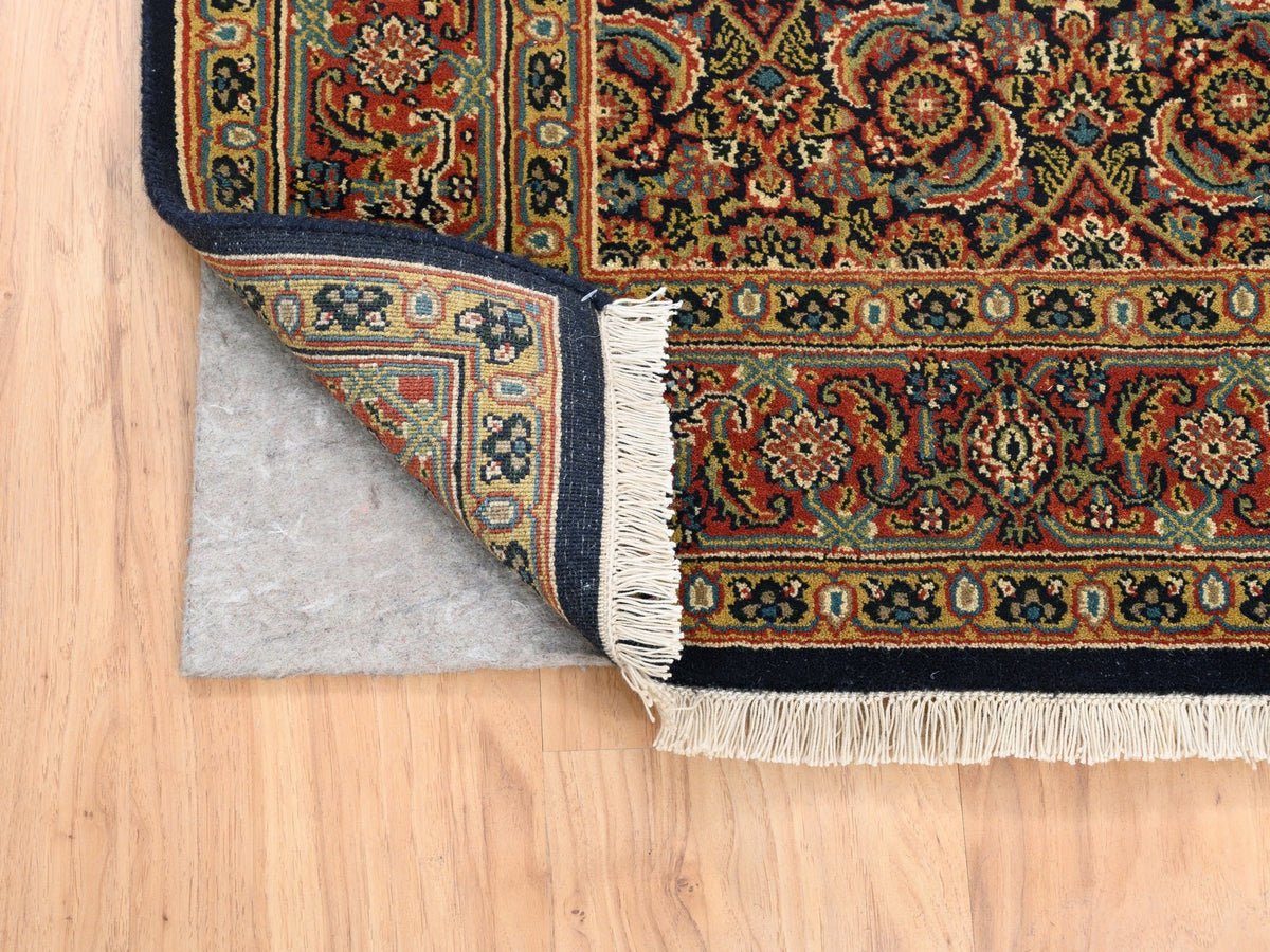Herati Fine Oriental hand-knotted wool rug in Black & Red, 4' x 6'2" — SKU O063000 (view 3)