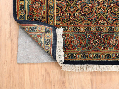 Herati Fine Oriental hand-knotted wool rug in Black & Red, 4' x 6'2" — SKU O063000 (view 3)