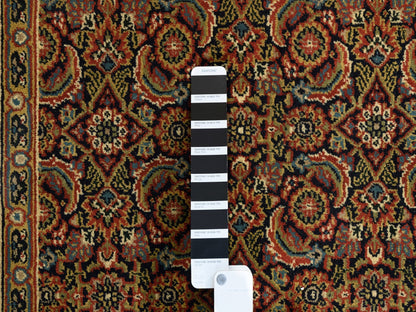 Herati Fine Oriental hand-knotted wool rug in Black & Red, 4' x 6'2" — SKU O063000 (view 4)