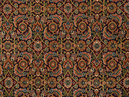 Herati Fine Oriental hand-knotted wool rug in Black & Red, 4' x 6'2" — SKU O063000 (view 5)