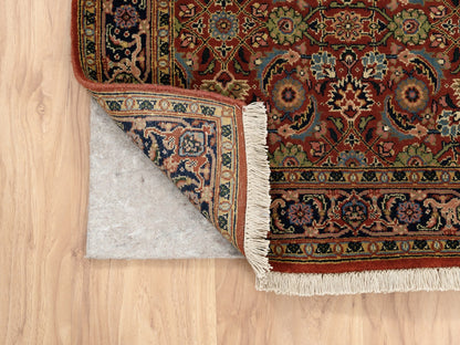Red 2'7" x 4'0" Traditional Hand knotted Wool Rug - Sku: O063003