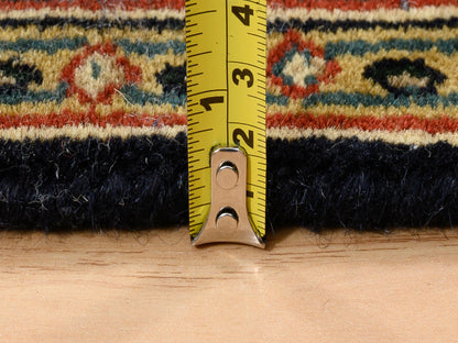 Herati Fine Oriental hand-knotted wool runner in Black & Red, 2'8" x 9'9" — SKU O063011 (view 7)