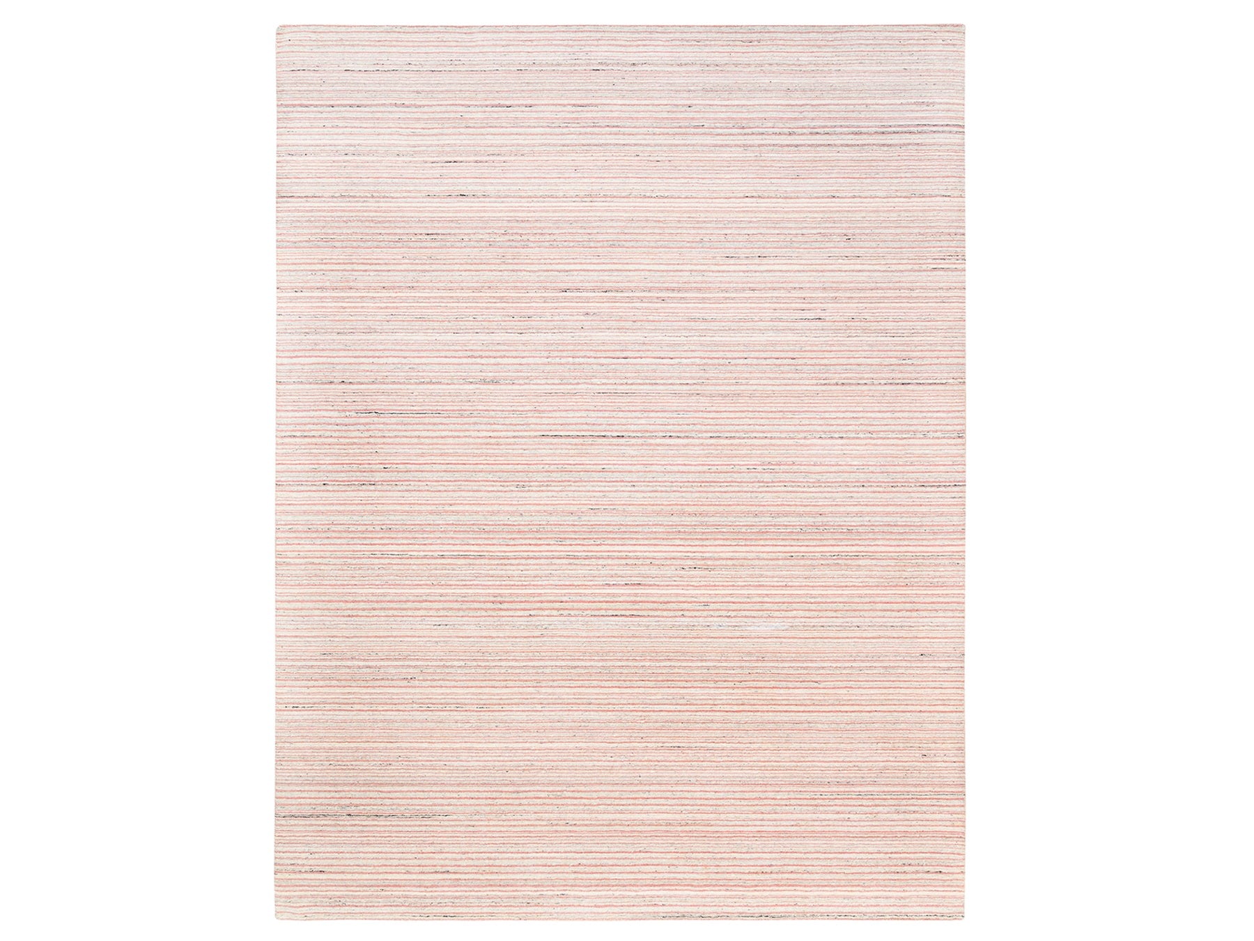 Modern / Contemporary hand-knotted wool rug in Red, 9'1" x 12' — SKU O063038